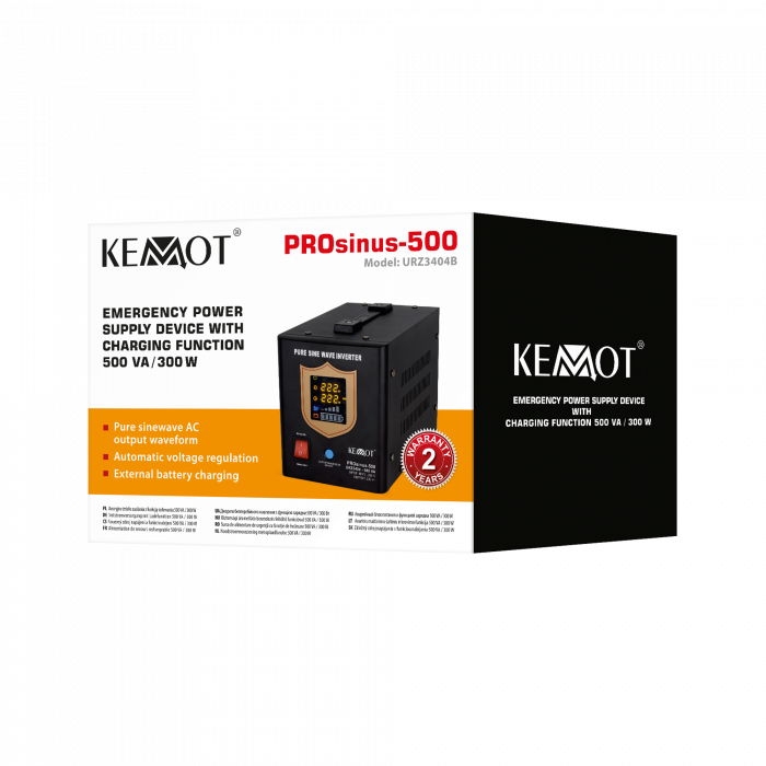 Блок аварійного живлення KEMOT PROsinus-500 URZ3404B - Зображення 4