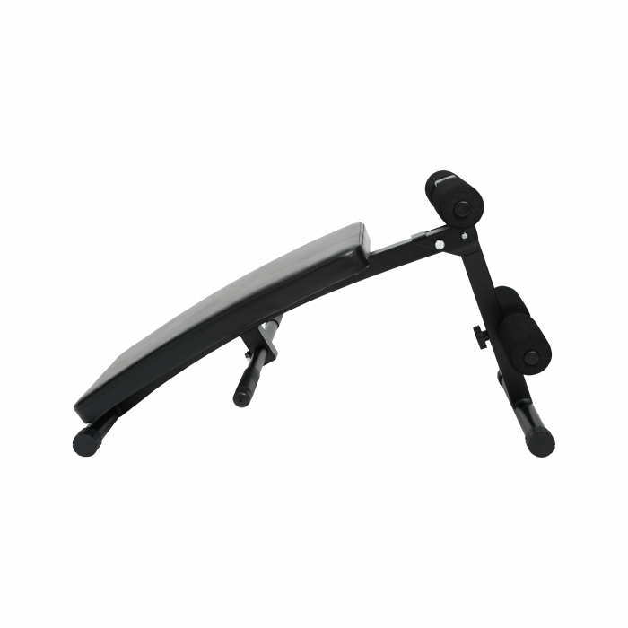 Похила тренажерна лава REBEL ACTIVE для тренування м'язів преса RBA-2005 - Зображення 6