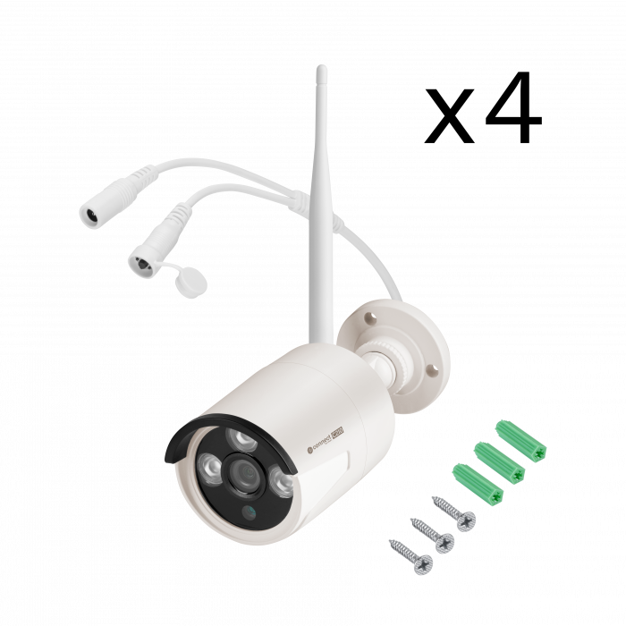 Комплект моніторингу Камери відеонагляду Wi-Fi Kruger&Matz Connect C210 Tuya KM2241 - Зображення 4