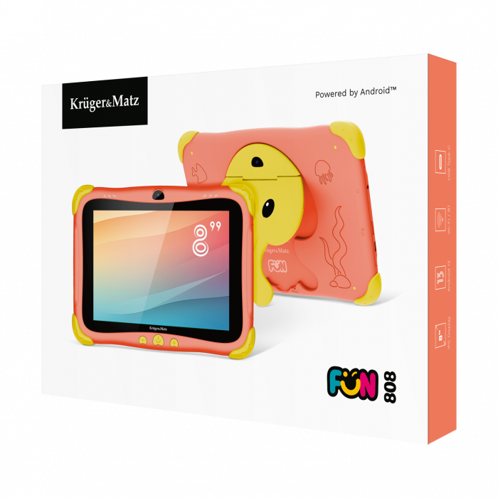 Дитячий планшет Kruger&Matz FUN 808 tablet - Зображення 10