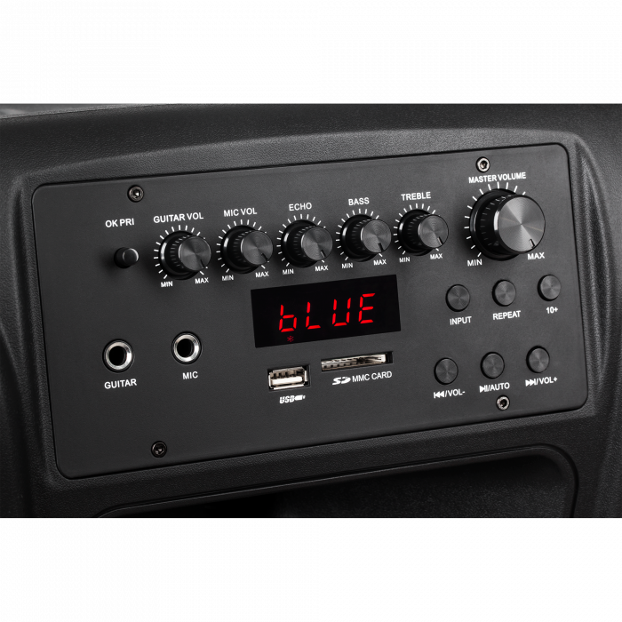 photo_15495 Портативна аудіосистема Azusa MIK0134EU з двома мікрофонами - Зображення 3