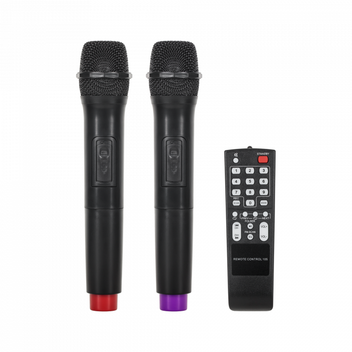 photo_15496 Портативна аудіосистема Azusa MIK0134EU з двома мікрофонами - Зображення 4