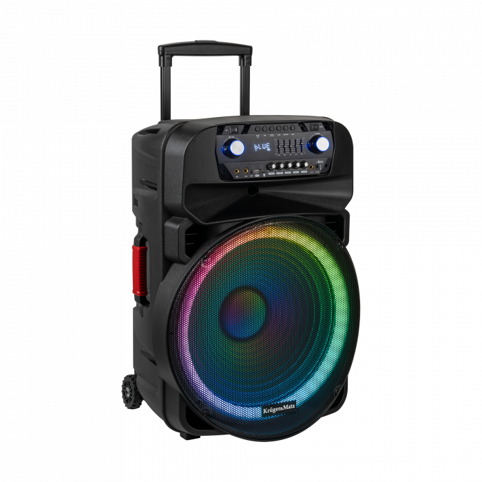 Портативна аудіосистема динамік з 2 мікрофонами Krüger&Matz 60 Вт - Зображення 2