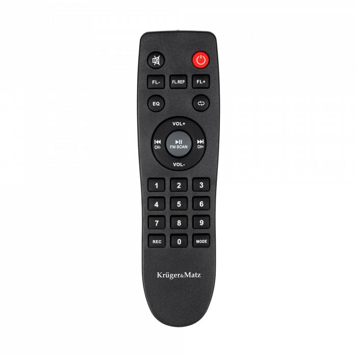 Портативна аудіосистема динамік з 2 мікрофонами Krüger&Matz 60 Вт - Зображення 7