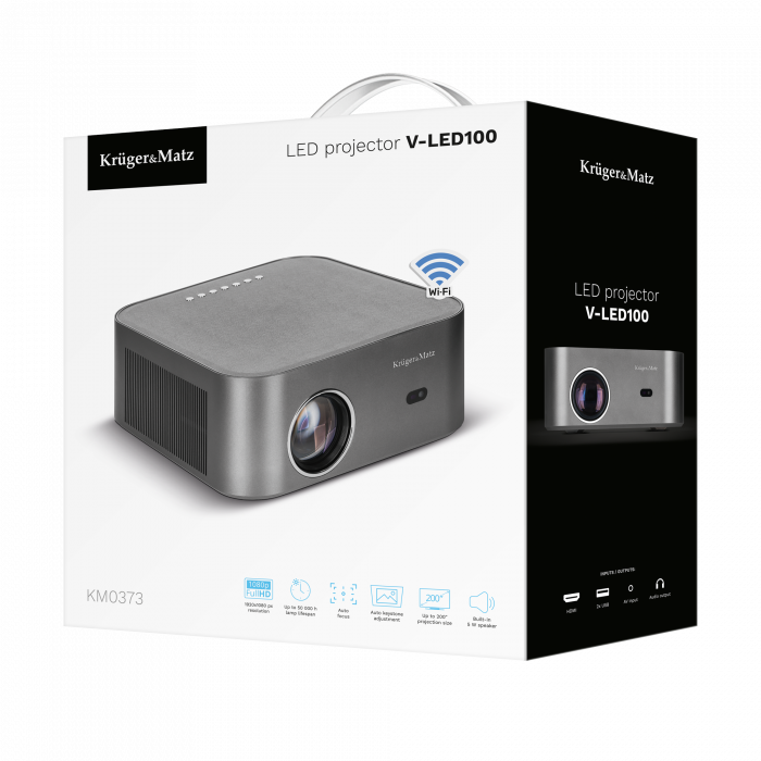 FullHD Android LED проектор Kruger&Matz V-LED100 - Зображення 10