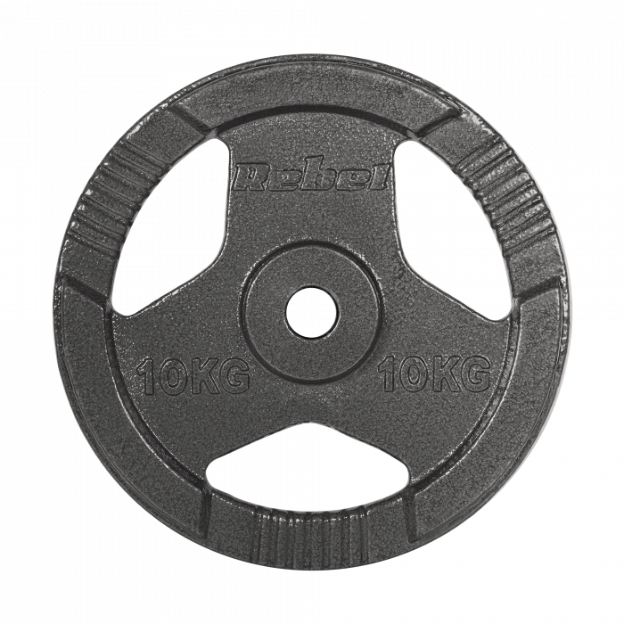 Набір чавунних гир 2 х 10 кг, з ручками Rebel Active RBA-2135 - Зображення 3