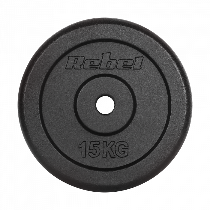 Набір чавунних гир 2х15 кг Rebel Active RBA-2130 - Зображення 3