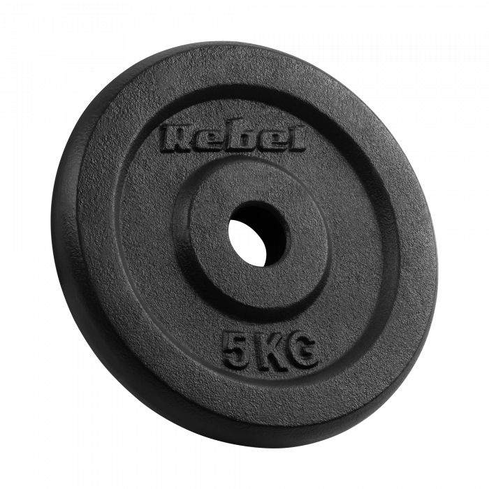 Набір чавунних гир 4х5 кг Rebel Active RBA-2128 - Зображення 2