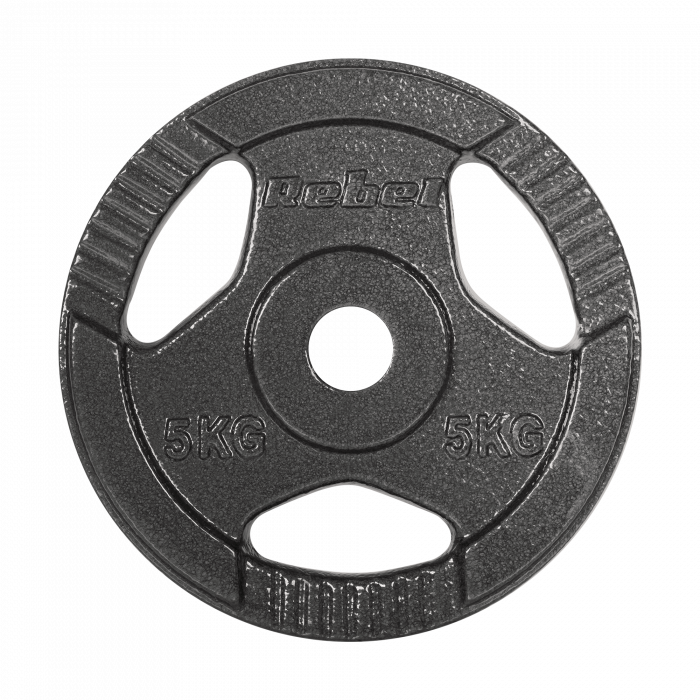 Набір чавунних гир 4 х 5 кг, з ручками Rebel Active RBA-2134 - Зображення 3