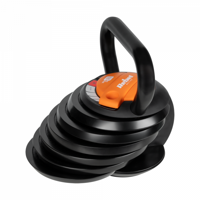 Гиря чавунна регульована 18 кг Rebel Active RBA-2324-18 - Зображення 2