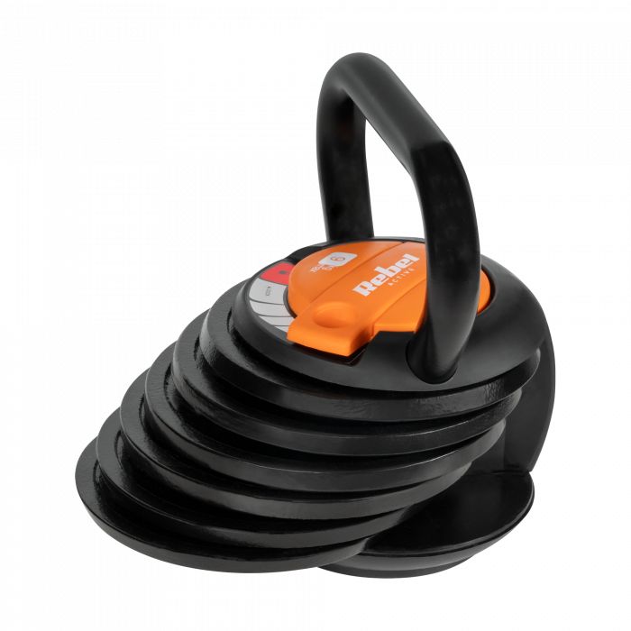 Гиря чавунна регульована 9 кг Rebel Active RBA-2324-9 - Зображення 2