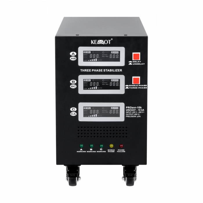 Автоматичний трифазний стабілізатор напруги KEMOT PROavr-10k - Зображення 5