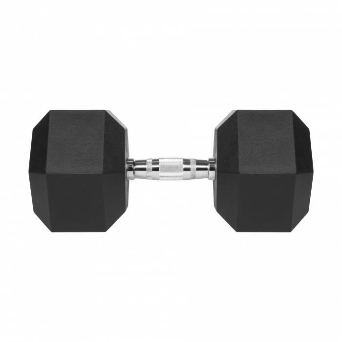 Гантель чавунна прогумована HEX 32.5 кг Rebel Active RBA-2325-32.5 - Зображення 2