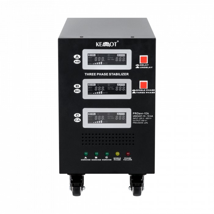 Автоматичний трифазний стабілізатор напруги KEMOT PROavr-15k - Зображення 4