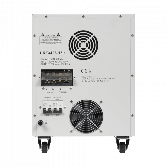 Автоматичний стабілізатор напруги KEMOT MSER-15000 (15000 ВА, серводвигун) - Зображення 4