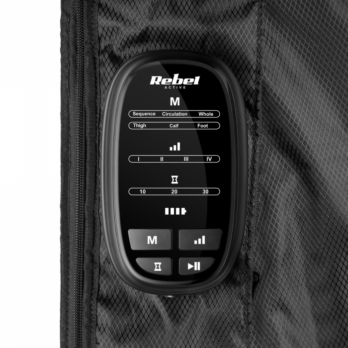 Бездротовий апарат для лімфодренажу ніг Rebel Active RBA-6007 - Зображення 4