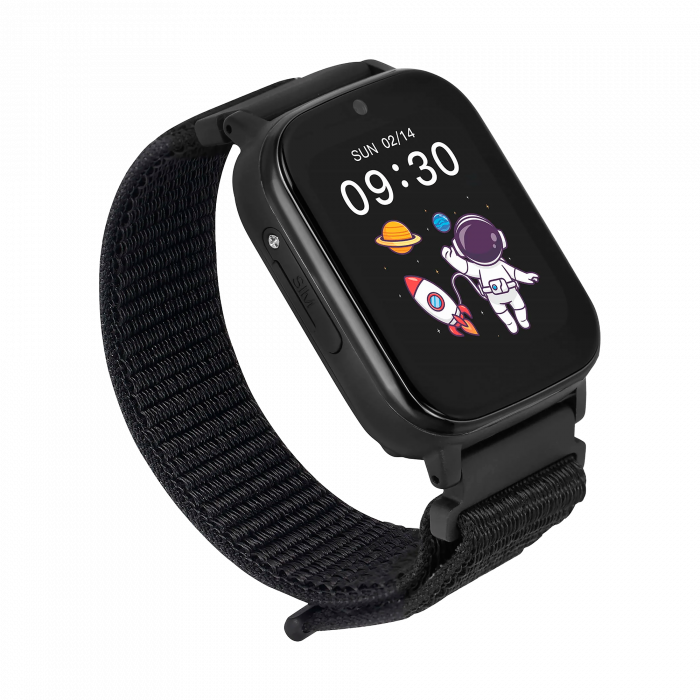 Розумний годинник Garett Kids Tech 4G чорна липучка - Зображення 3