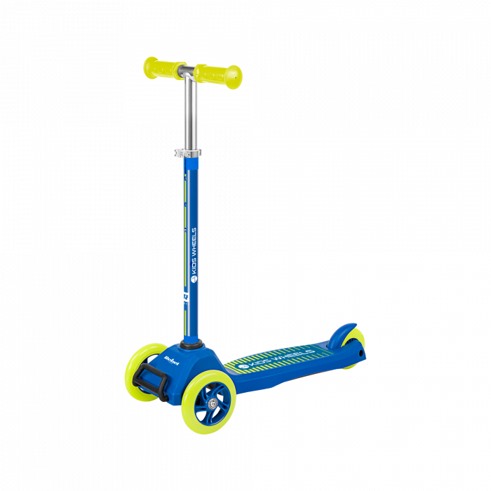 photo_2244600 Триколісний самокат Rebel Kids Wheels синьо-жовтий ZAB0121Y - Зображення 1