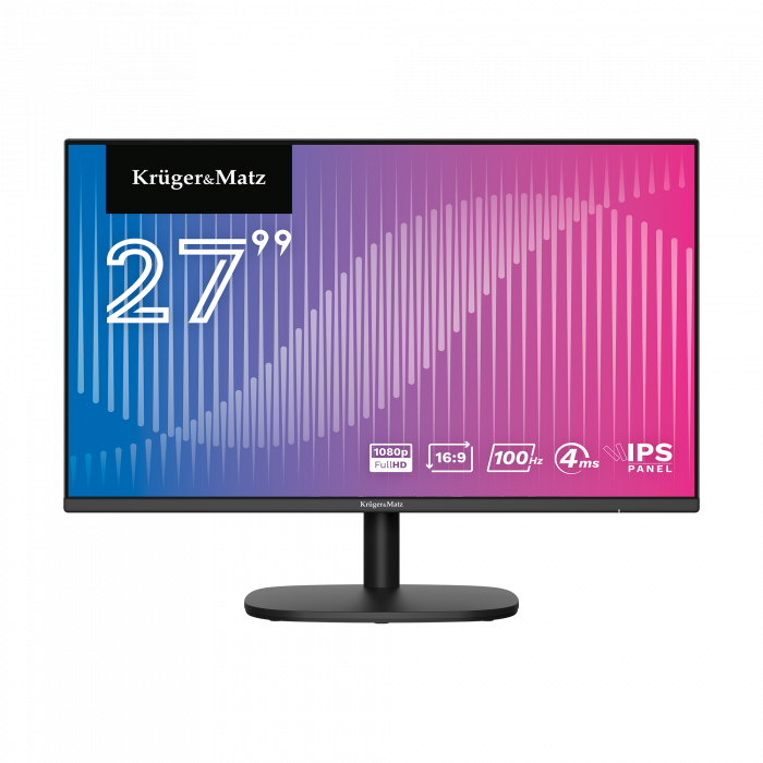 photo_2525400 Монітор Kruger&Matz 27" Full HD IPS із динаміками - Зображення 1
