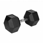 Гантель чавунна прогумована HEX 30 кг Rebel Active RBA-2325-30