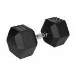 Гантель чавунна прогумована HEX 40 кг Rebel Active RBA-2325-40