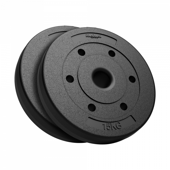 photo_2573300 Набір бітумних гир 2х15 кг Rebel Active RBA-2141 - Зображення 1