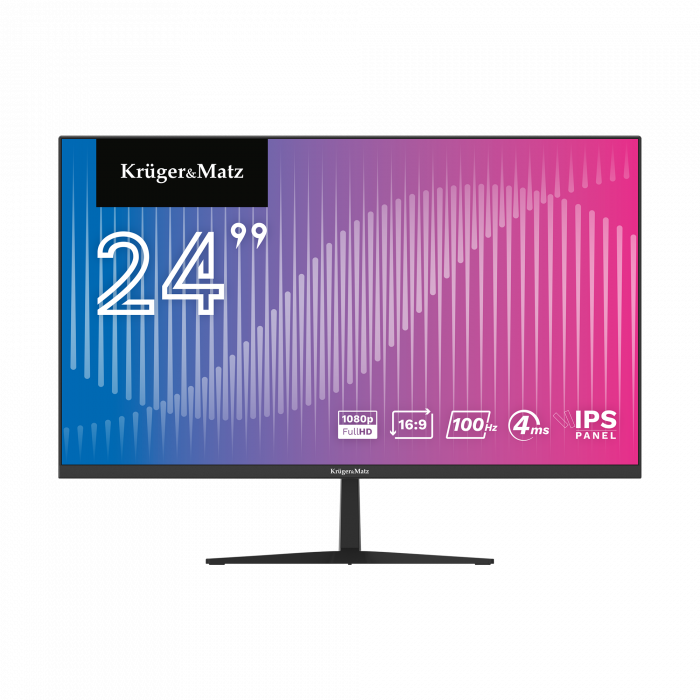 photo_2592100 Монітор Kruger&Matz 24" Full HD IPS 100Hz із динаміками - Зображення 1