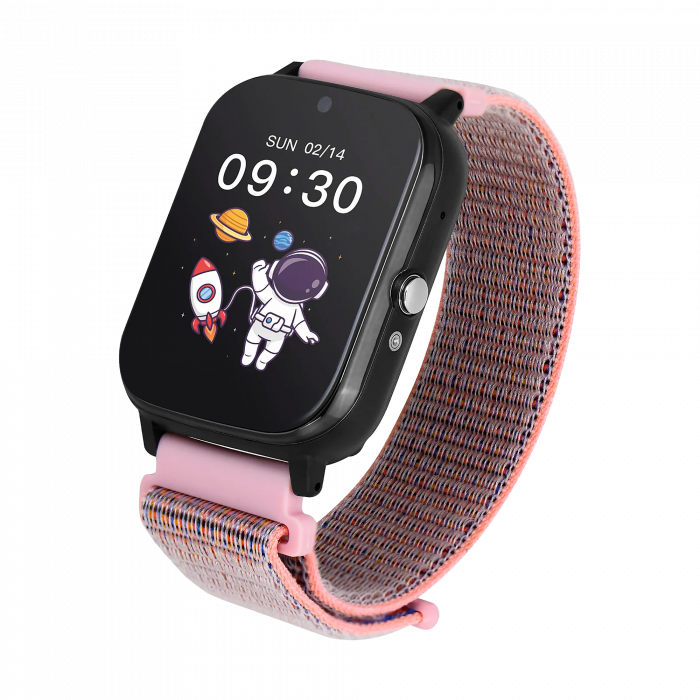 photo_2614400 Розумний годинник Garett Kids Tech 4G рожева липучка - Зображення 1