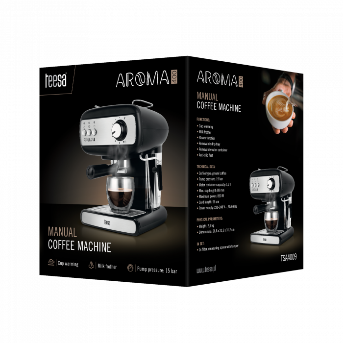 Кавоварка з фільтром TEESA AROMA 400 TSA4009 - Зображення 5