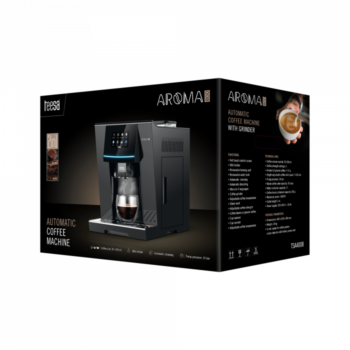 Teesa Aroma 800 автоматична кавоварка з помолом TSA4008 - Зображення 6