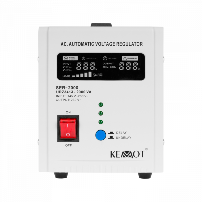 Автоматичний стабілізатор напруги KEMOT SER-2000 - Зображення 2