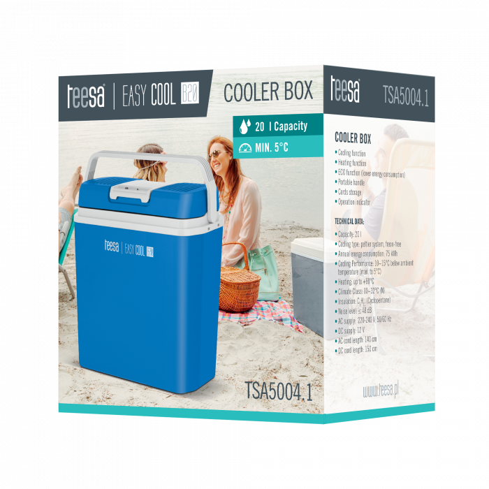 Дорожній холодильник Teesa EASY COOL B20 20л TSA5004.1 - Зображення 5