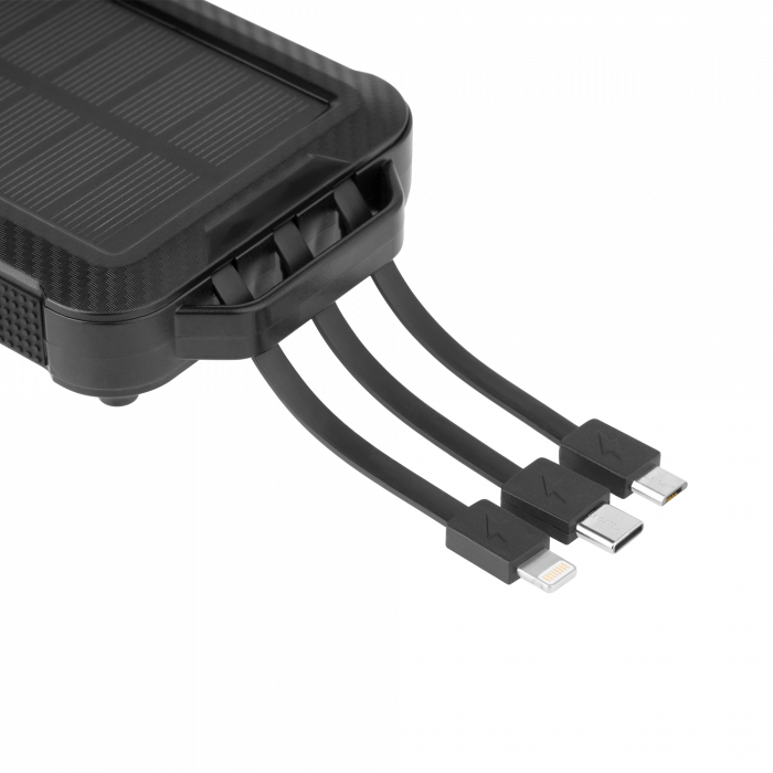Сонячний акумулятор Повербанк Powerbank Kruger&Matz 10 000 мАг - Зображення 4