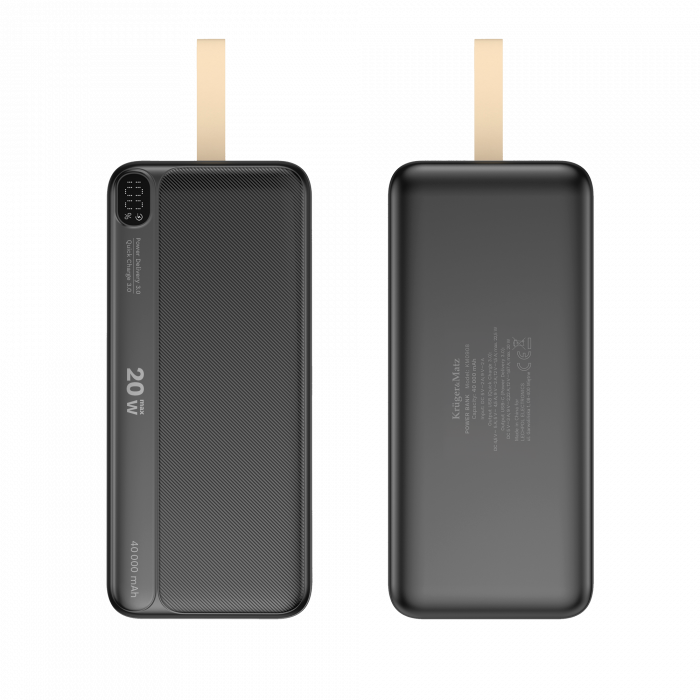 Повербанк Powerbank 40000 mAh Kruger&Matz зі швидкою зарядкою - Зображення 4