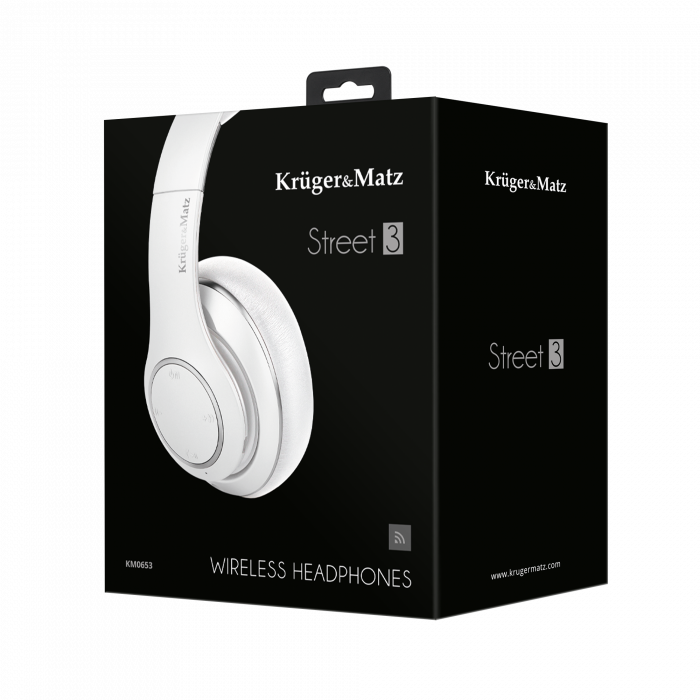 photo_700 Накладні навушники Kruger&Matz Street 3, білі - Зображення 8