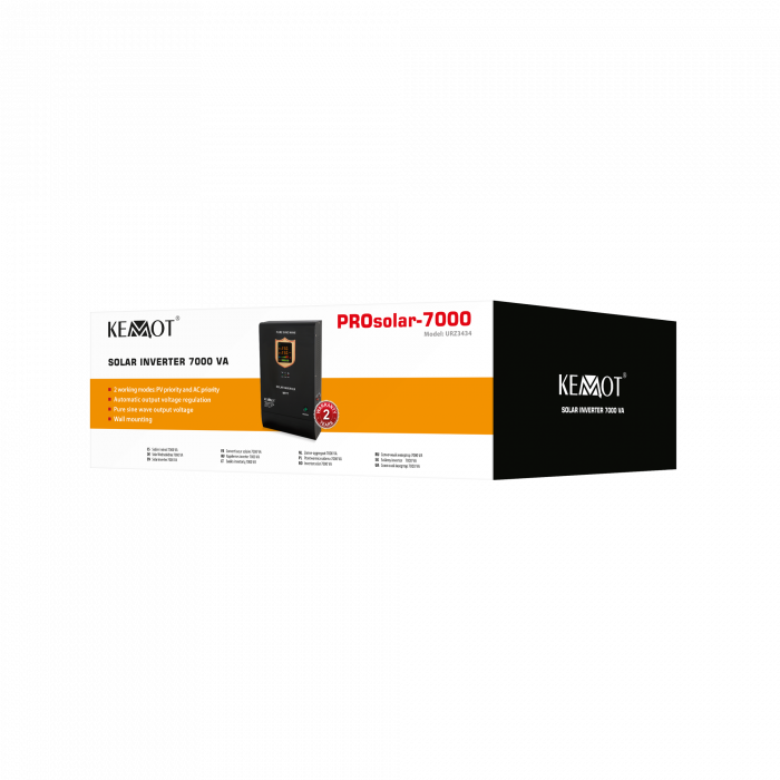 Сонячний конвертер Інвертор KEMOT PROsolar-7000 URZ3434 - Зображення 5