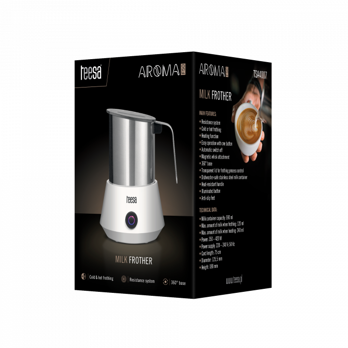 Спінювач молока Teesa AROMA F50 TSA4007 - Зображення 5