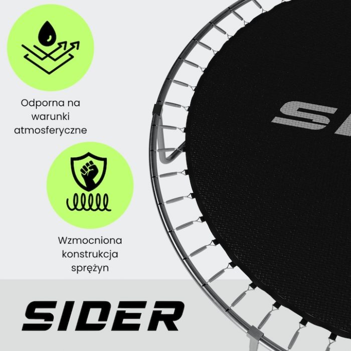 Батут з внутрішньою сіткою Sider 312 см  10FT(304-312см) - Зображення 3