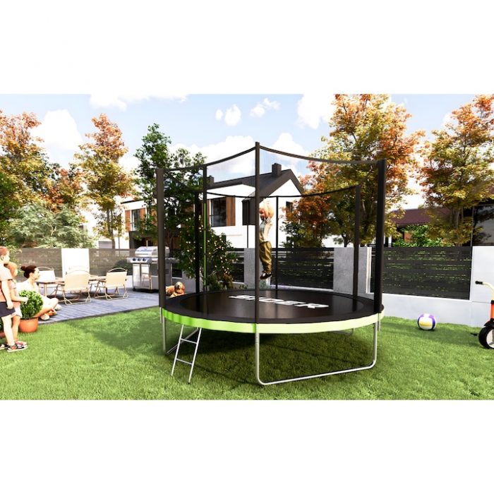 Батут з зовнішньою сіткою Sider 252 см FT 8 (244-252 см) ідеальний для активного відпочинку - Зображення 2