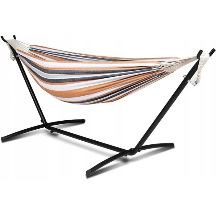 res_a97fd38ba56d3e065cd02bacb1d4bb15 Садовий гамак з металевим каркасом до 240 кг + чохол - Зображення 1
