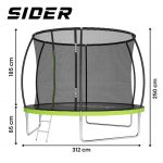 Батут з внутрішньою сіткою Sider 312 см  10FT(304-312см) - Зображення 5