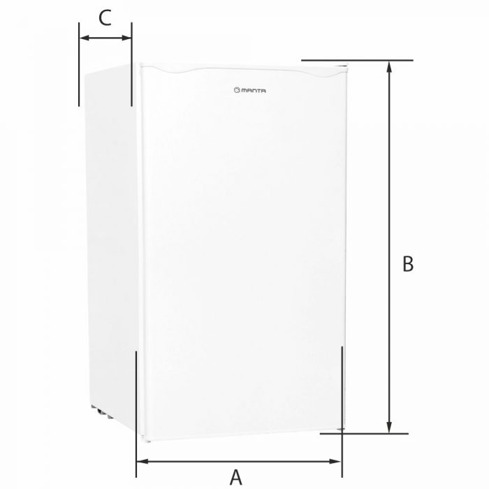 2b5c38a253-1 Міні-холодильник Manta MM520 з морозильною камерою LIGHT 91l. 83 - Зображення 5