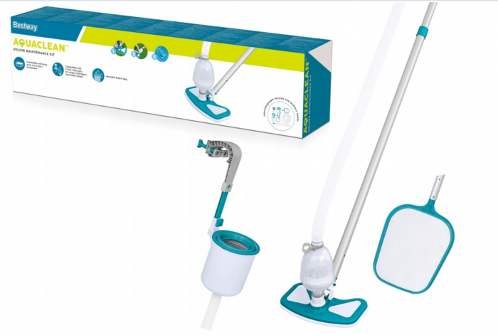 5767442011_w640_h640_nabor-bestway-58237 Пилосос для басейну Bestway 58237 1W ефективне очищення дна та стін басейну - Зображення 1