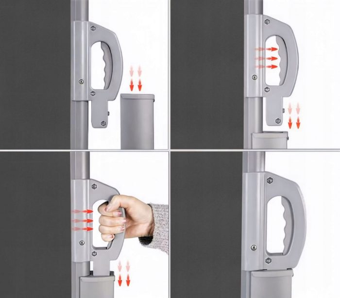 Розкладний тент markiz ModernHome 300х180 см бічна ролета параван для саду для тераси антрац 8989129819 - Зображення 6