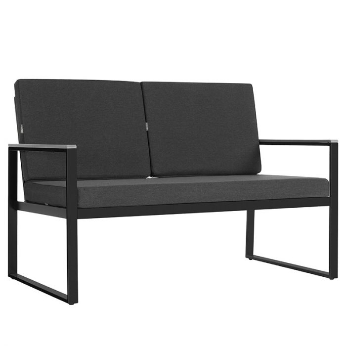 Комплект садових меблів VELACO CARTER-BL-WD2 чорний, 4 предмети - Зображення 6