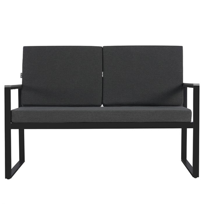 Комплект садових меблів VELACO CARTER-BL-WD2 чорний, 4 предмети - Зображення 5