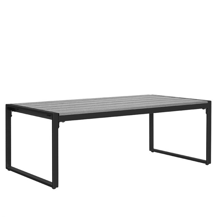 Комплект садових меблів VELACO CARTER-BL-WD2 чорний, 4 предмети - Зображення 4