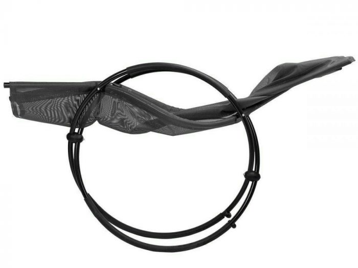 11-04-3-max Шезлонг чорний алюмінієвий Nuforma 04K KJL01AOC - Зображення 3