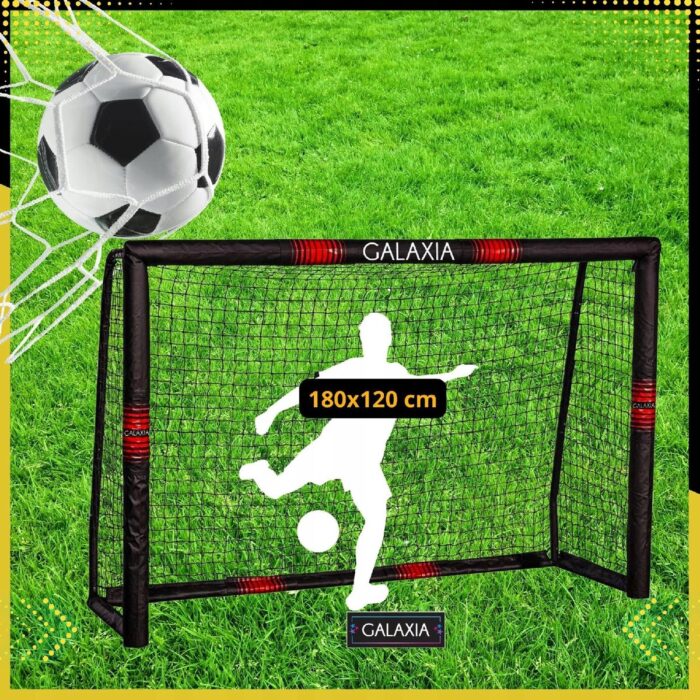 Портативні футбольні ворота GALAXIA 180 x 120 x 60 см - Зображення 3