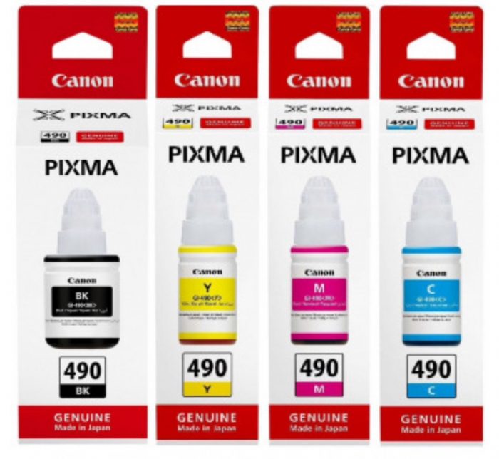 5749951322_w640_h640_nabor-originalnyh-chernil Чорнильний картридж Canon GI490 dufuge152425 чорний набір із 4 штук - Зображення 1